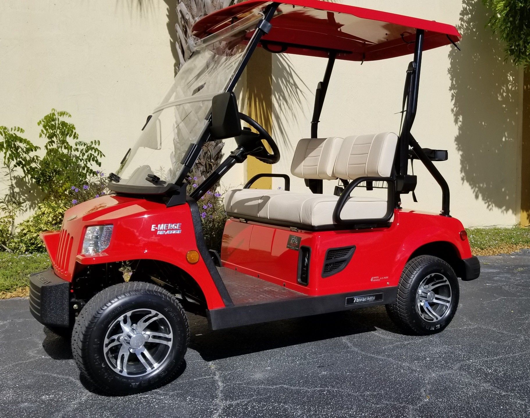 2019 Red Tomberlin E-Merge E2 Revenge Golf Cart