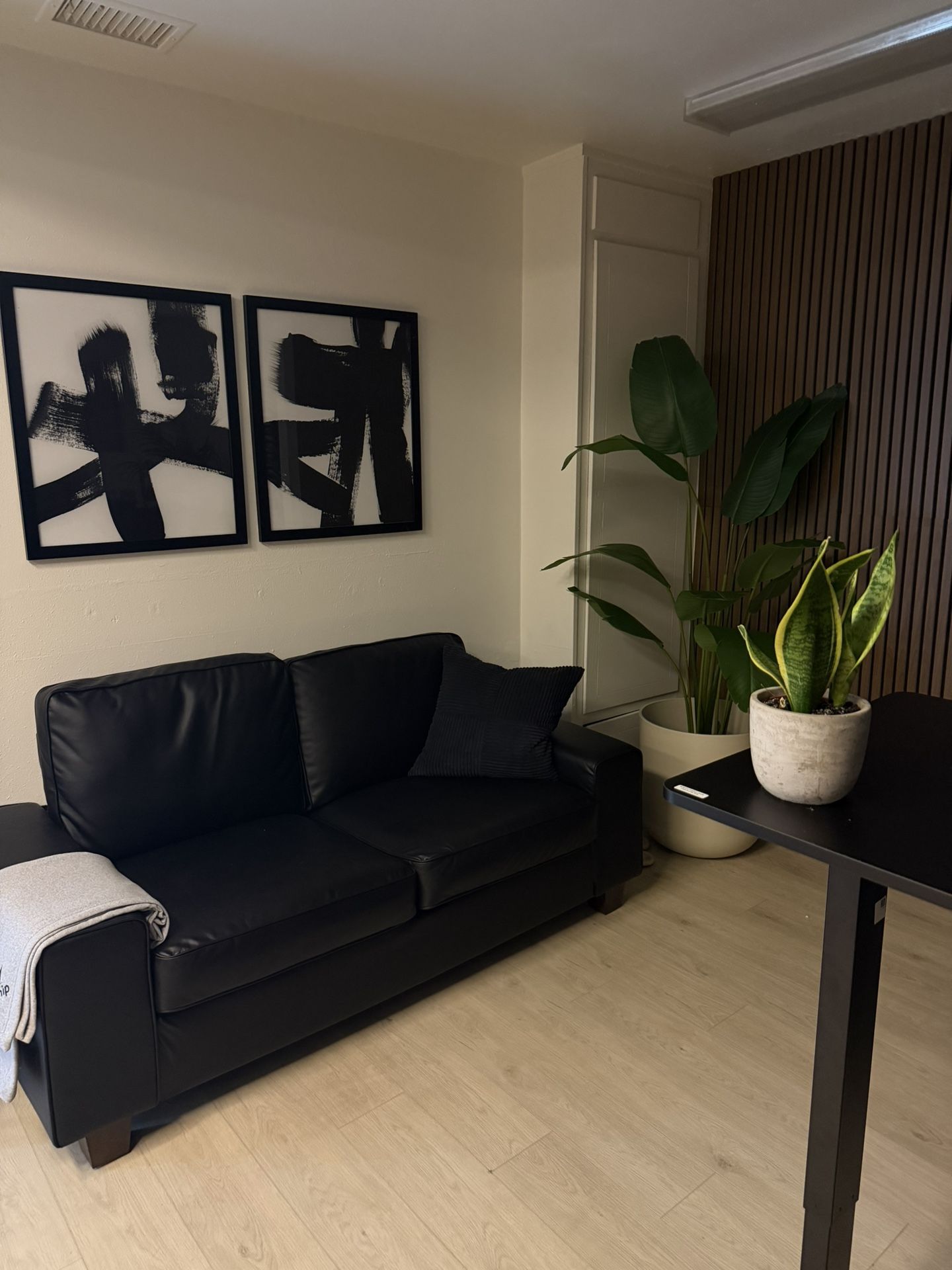 Brand New - Faux Leather Couch - Office / Home