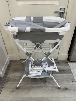 Baby Bathtub with Stand: 2-in-1 Collapsible Bath Tub