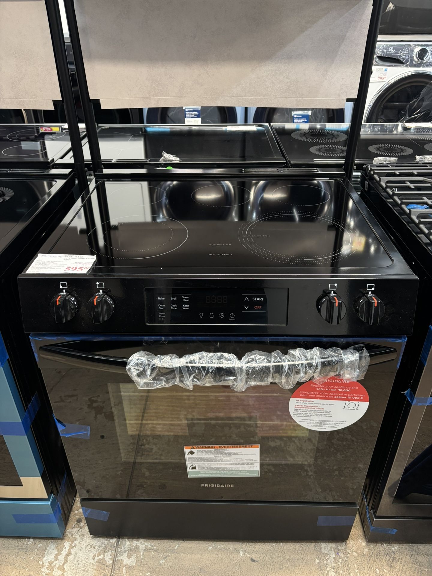 New FRIGIDAIRE 30” Front Control Electric Range