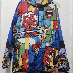 This Is A XXL Comic Book Pull Over Jacket