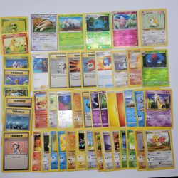 Pokemon TCG Cards Lot Of 47 Part Of Sons Collection Pokémon