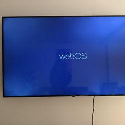 65in Smart TV with Wall Mount and Remote