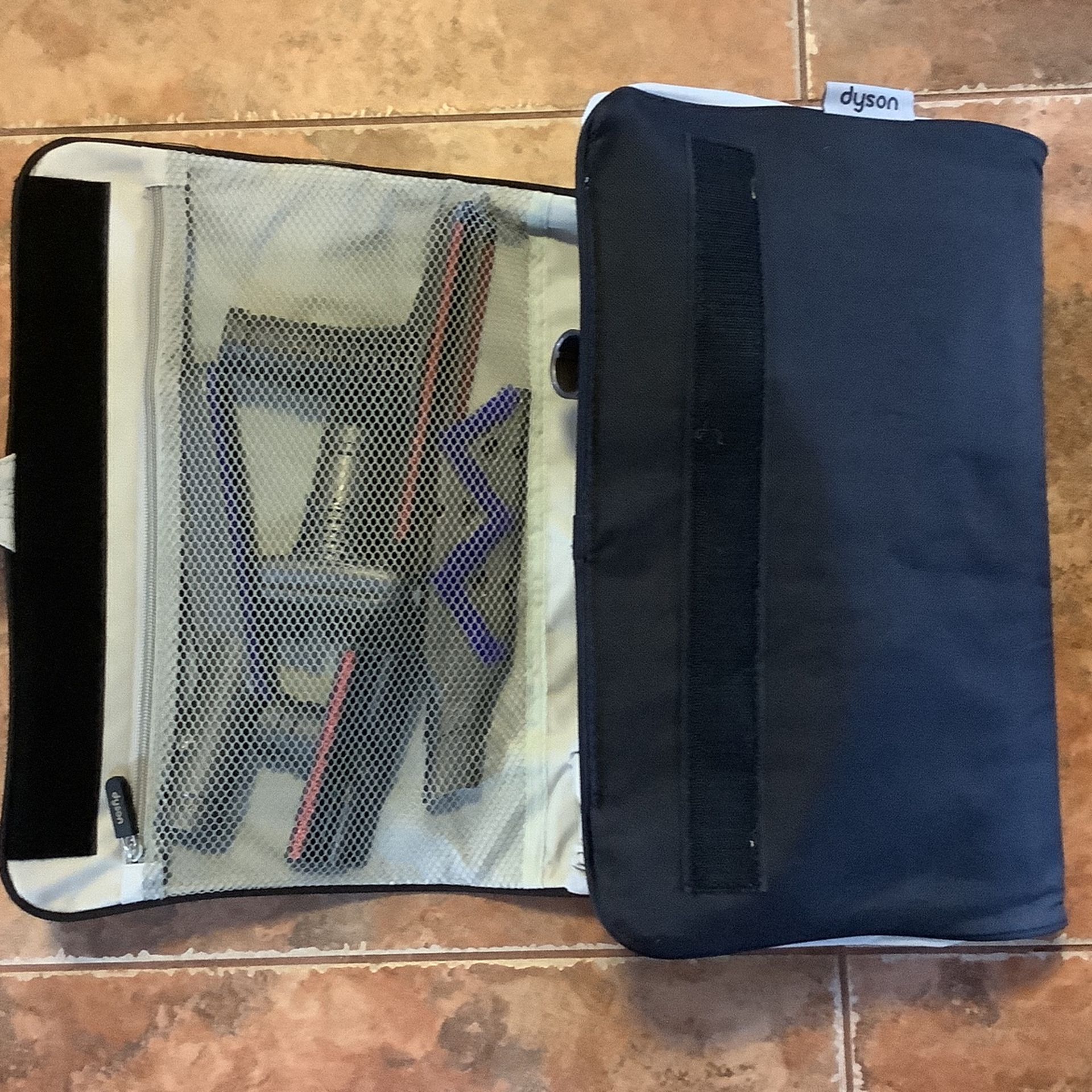 Dyson Vacuum Cleaner Attachments In Large Storage Bag New and Used for