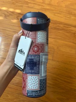NWT Hydrapeak Artisan collection stainless steel water bottle with straw