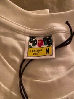 BAPE A Bathing Ape White T-Shirt Size M