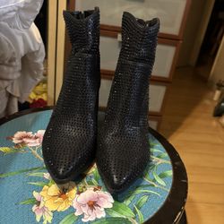 Brew rhinestone boots