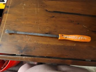 Snap-on tools no.SPB12A, 12 inch hard orange handle angled pry*
