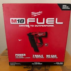 Milwaukee M18 FUEL 3-1/2 in. 18-Volt 21-Degree Lithium-Ion Brushless Cordless Framing Nailer (Tool-Only