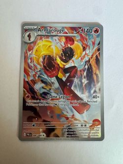 Armarouge 086/084 Pokémon Holo Rare Card