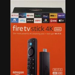 FIRE TV  4K MAX FIRESTIICK STREAMING DEVICE NEW