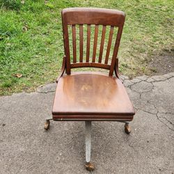 Antique Mission Oak Office Chair