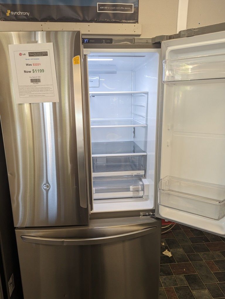 Scratch And Dent Never Been Used 29cu.Ft French Door Refrigerator for