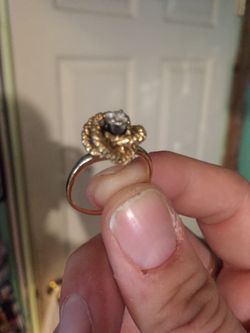 14k gold diamond ring