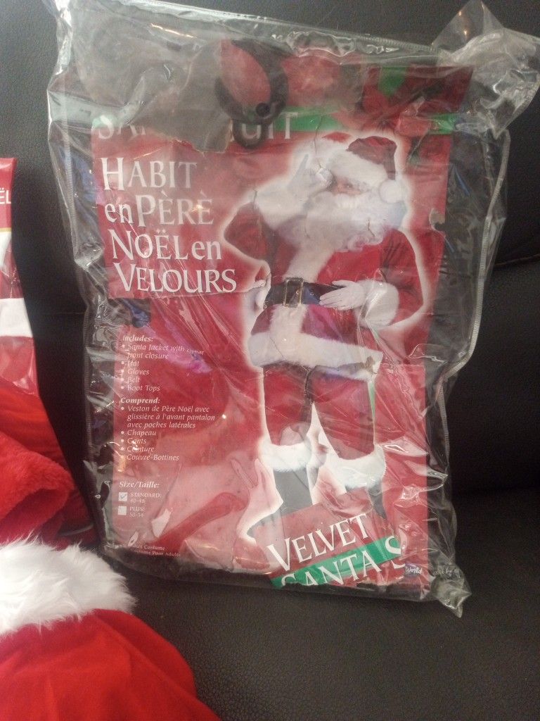 Santa Claus Suit And Accessories 