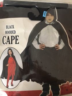 Children’s black cape