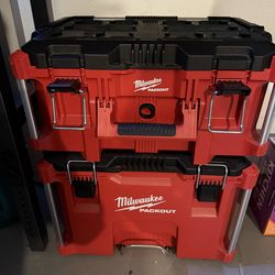 Like New Milwaukee Packout Bins