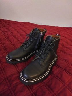 Women's Gothic Combat Boots, Proenza Schouler, Sz. 7.5