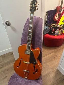 Orange Jay Turser Brian Setzer Hollow Body
