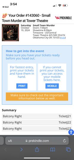 Sold Out Show: Small Town Murder