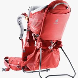 Deuter Red Hiking Backpack Kids Carrier Child Comfort 