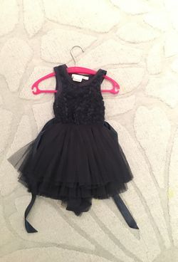 Baby dress navy blue