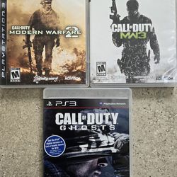 PS3 - Call Of Duty - Modern Warfare 2, 3, And Ghosts