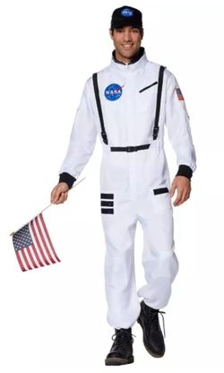 XL White Astronaut Jumpsuit
