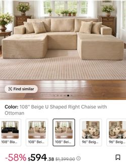 Sectional sofa Boneless