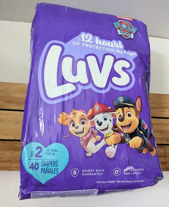Size 2 Luvs Diapers
