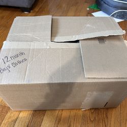 Box of size 12 month baby boy clothes