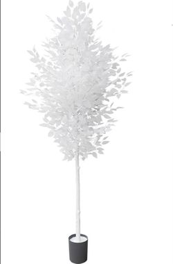 6ft Ficus Trees Artificial Large White Fake Tree