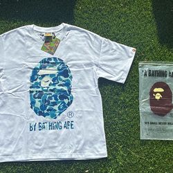 BAPE light blue T-shirt