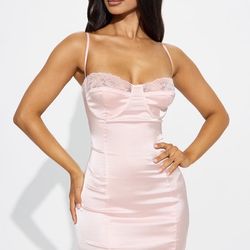 Satin Mini Dress ! Size XL 