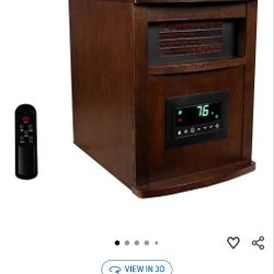 LifeSmart LifePro 1500 Watt Portable Electric Infrared Quartz Space Heater