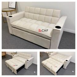  Thanksgiving Black Friday Loveseat Sleeper Sofa With Cup holder  // Holiday Special 