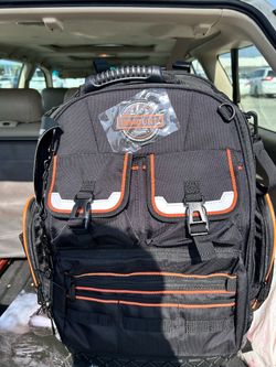 Heavy Duty Tool Backpack - Water-Resistant Organizer for Electricians