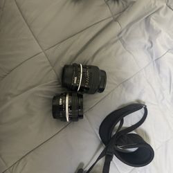Nikon Lens 105 F2.5 And A 50mm F1.4