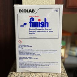Dishwasher Detergent Finish Ecolab Powder