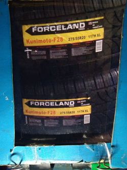 TIRE 275 55 20 each ELMOFLES