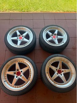 Aodhan DS05 Wheels Silver + Tires