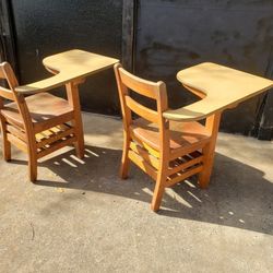 Rare Antique Nostalgic Wooden Desks 