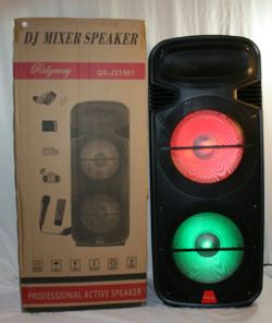 Bluetooth speaker SD card,slot USB port,FM radio,microphone included for karaoke