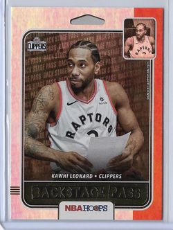 Kawhi Leonard Backstage Pass Holo #8
