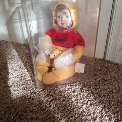 Winnie The Poo Porcelain Doll