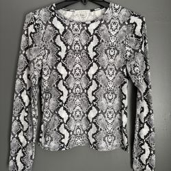 Small Snake Print Top