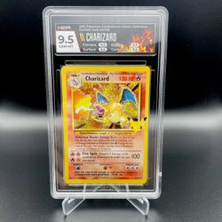 2021 Pokemon Celebrations - Charizard 4/102 - Holo 25th Anniversary HGA 9.5