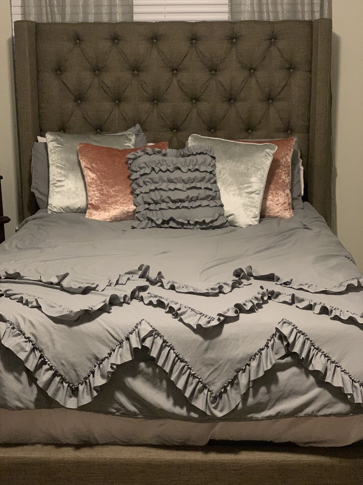 Queen bed frame