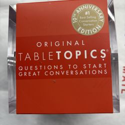 NEW Table Topics 10th Anniversary Edition-Questions to Start Great Conversations
