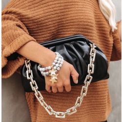 New black pouch purse